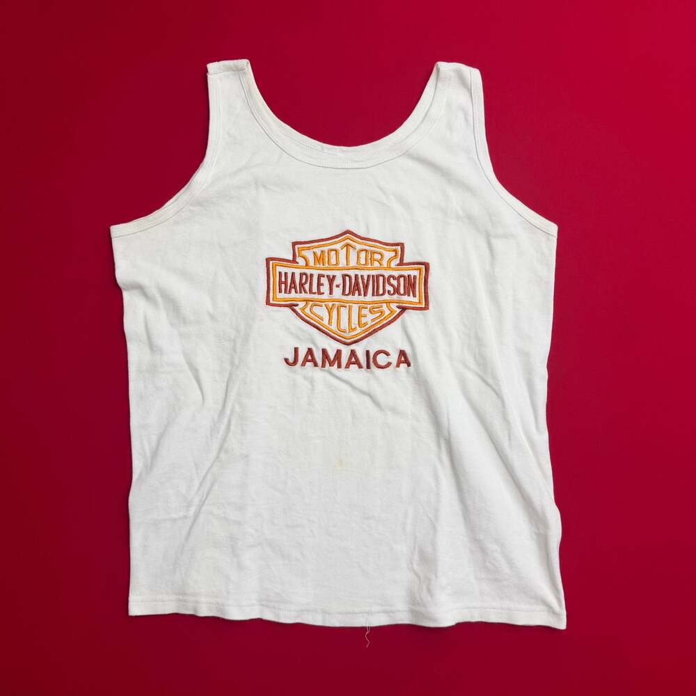 Vintage Harley-Davidson Jamaica Graphic Tank Top Size‎ small